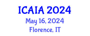 International Conference on Artificial Intelligence and Applications (ICAIA) May 16, 2024 - Florence, Italy