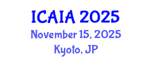 International Conference on Artificial Intelligence and Applications (ICAIA) November 15, 2025 - Kyoto, Japan