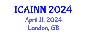 International Conference on Artificial Intelligence and Neural Networks (ICAINN) April 11, 2024 - London, United Kingdom