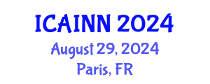 International Conference on Artificial Intelligence and Neural Networks (ICAINN) August 29, 2024 - Paris, France