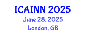 International Conference on Artificial Intelligence and Neural Networks (ICAINN) June 28, 2025 - London, United Kingdom