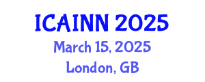 International Conference on Artificial Intelligence and Neural Networks (ICAINN) March 15, 2025 - London, United Kingdom
