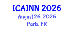 International Conference on Artificial Intelligence and Neural Networks (ICAINN) August 26, 2026 - Paris, France