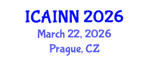 International Conference on Artificial Intelligence and Neural Networks (ICAINN) March 22, 2026 - Prague, Czechia