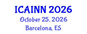 International Conference on Artificial Intelligence and Neural Networks (ICAINN) October 25, 2026 - Barcelona, Spain