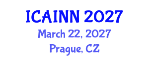 International Conference on Artificial Intelligence and Neural Networks (ICAINN) March 22, 2027 - Prague, Czechia International Conference on Artificial Intelligence and Neural Networks (ICAINN) March 22, 2027 - Prague, Czechia