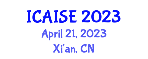 International Conference on Artificial Intelligence and Software Engineering (ICAISE) April 21, 2023 - Xi'an, China