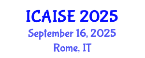 International Conference on Artificial Intelligence and Software Engineering (ICAISE) September 16, 2025 - Rome, Italy