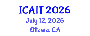 International Conference on Artificial Intelligence and Technology (ICAIT) July 12, 2026 - Ottawa, Canada