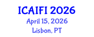 International Conference on Artificial Intelligence for Food Industry (ICAIFI) April 15, 2026 - Lisbon, Portugal