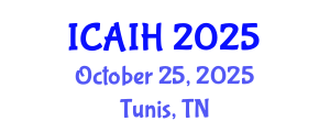 International Conference on Artificial Intelligence for Healthcare (ICAIH) October 25, 2025 - Tunis, Tunisia