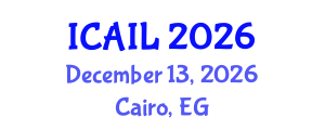 International Conference on Artificial Intelligence for Law (ICAIL) December 13, 2026 - Cairo, Egypt International Conference on Artificial Intelligence for Law (ICAIL) December 13, 2026 - Cairo, Egypt