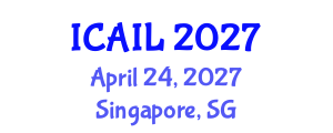 International Conference on Artificial Intelligence for Law (ICAIL) April 24, 2027 - Singapore, Singapore International Conference on Artificial Intelligence for Law (ICAIL) April 24, 2027 - Singapore, Singapore
