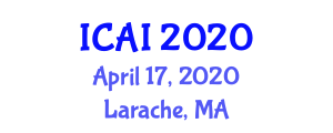 International Conference on Artificial Intelligence (ICAI) April 17, 2020 - Larache, Morocco