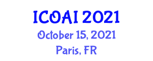 International Conference on Artificial Intelligence (ICOAI) October 15, 2021 - Paris, France