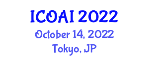 International Conference on Artificial Intelligence (ICOAI) October 14, 2022 - Tokyo, Japan