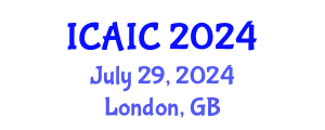 International Conference on Artificial Intelligence in Communication (ICAIC) July 29, 2024 - London, United Kingdom