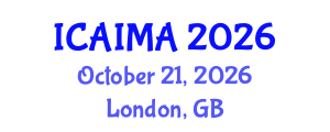 International Conference on Artificial Intelligence in Medical Applications (ICAIMA) October 21, 2026 - London, United Kingdom