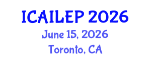 International Conference on Artificial Intelligence: Law, Ethics, and Policy (ICAILEP) June 15, 2026 - Toronto, Canada