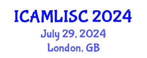 International Conference on Artificial Intelligence, Machine Learning and Soft Computing (ICAMLISC) July 29, 2024 - London, United Kingdom