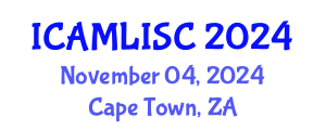 International Conference on Artificial Intelligence, Machine Learning and Soft Computing (ICAMLISC) November 04, 2024 - Cape Town, South Africa