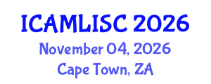 International Conference on Artificial Intelligence, Machine Learning and Soft Computing (ICAMLISC) November 04, 2026 - Cape Town, South Africa