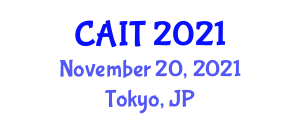International Conference on Artificial Intelligence Technology (CAIT) November 20, 2021 - Tokyo, Japan