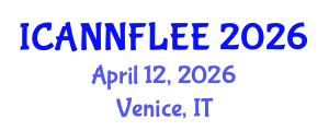 International Conference on Artificial Neural Networks and Fuzzy Logic in Electrical Engineering (ICANNFLEE) April 12, 2026 - Venice, Italy