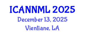 International Conference on Artificial Neural Networks and Machine Learning (ICANNML) December 13, 2025 - Vientiane, Laos