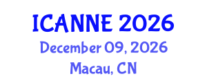 International Conference on Artificial Neural Networks Engineering (ICANNE) December 09, 2026 - Macau, China International Conference on Artificial Neural Networks Engineering (ICANNE) December 09, 2026 - Macau, China
