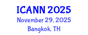 International Conference on Artificial Neural Networks (ICANN) November 29, 2025 - Bangkok, Thailand