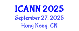 International Conference on Artificial Neural Networks (ICANN) September 27, 2025 - Hong Kong, China