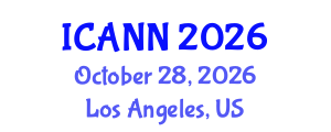 International Conference on Artificial Neural Networks (ICANN) October 28, 2026 - Los Angeles, United States