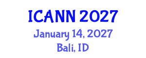 International Conference on Artificial Neural Networks (ICANN) January 14, 2027 - Bali, Indonesia International Conference on Artificial Neural Networks (ICANN) January 14, 2027 - Bali, Indonesia