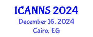 International Conference on Artificial Neural Networks Systems (ICANNS) December 16, 2024 - Cairo, Egypt