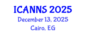 International Conference on Artificial Neural Networks Systems (ICANNS) December 13, 2025 - Cairo, Egypt