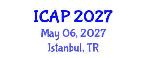 International Conference on Artificial Photosynthesis (ICAP) May 06, 2027 - Istanbul, Turkey International Conference on Artificial Photosynthesis (ICAP) May 06, 2027 - Istanbul, Turkey