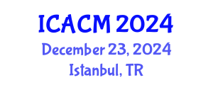 International Conference on Arts and Cultural Management (ICACM) December 23, 2024 - Istanbul, Turkey