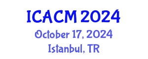 International Conference on Arts and Cultural Management (ICACM) October 17, 2024 - Istanbul, Turkey