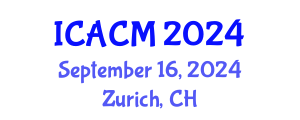 International Conference on Arts and Cultural Management (ICACM) September 16, 2024 - Zurich, Switzerland
