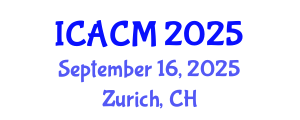 International Conference on Arts and Cultural Management (ICACM) September 16, 2025 - Zurich, Switzerland