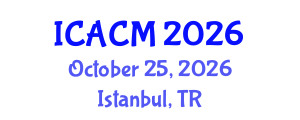 International Conference on Arts and Cultural Management (ICACM) October 25, 2026 - Istanbul, Turkey