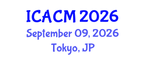 International Conference on Arts and Cultural Management (ICACM) September 09, 2026 - Tokyo, Japan