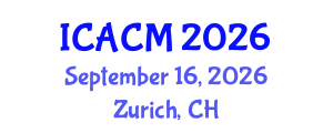 International Conference on Arts and Cultural Management (ICACM) September 16, 2026 - Zurich, Switzerland