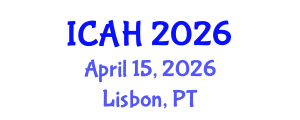 International Conference on Arts and Humanities (ICAH) April 15, 2026 - Lisbon, Portugal