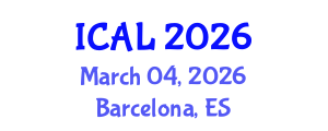 International Conference on Arts and Literature (ICAL) March 04, 2026 - Barcelona, Spain