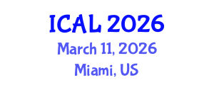 International Conference on Arts and Literature (ICAL) March 11, 2026 - Miami, United States