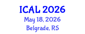 International Conference on Arts and Literature (ICAL) May 18, 2026 - Belgrade, Serbia International Conference on Arts and Literature (ICAL) May 18, 2026 - Belgrade, Serbia