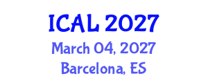International Conference on Arts and Literature (ICAL) March 04, 2027 - Barcelona, Spain International Conference on Arts and Literature (ICAL) March 04, 2027 - Barcelona, Spain
