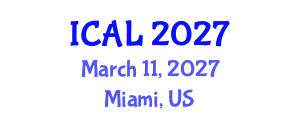 International Conference on Arts and Literature (ICAL) March 11, 2027 - Miami, United States International Conference on Arts and Literature (ICAL) March 11, 2027 - Miami, United States